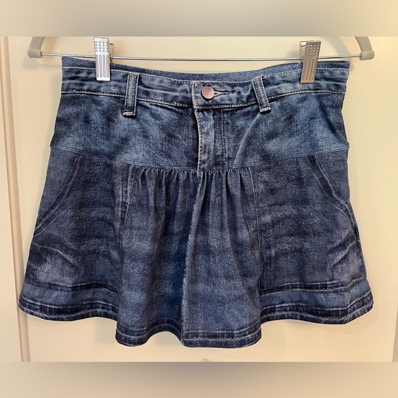 Lucky in Love denim look tennis skirt size small - Picture 1 of 4